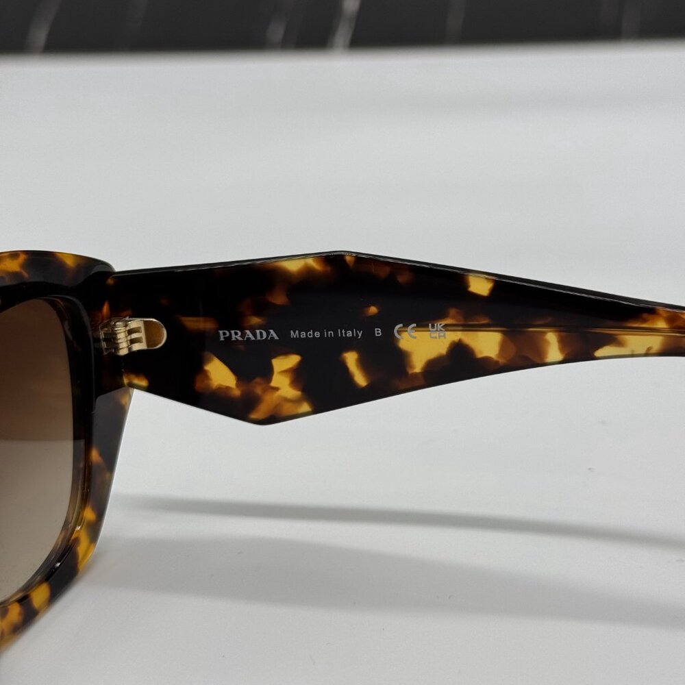 NEW PR07YS VAU6S1 PRADA HONEY HAVANA WOMEN PRADA SUNGLASSES SPR 07Y - Picture 11 of 13